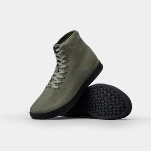 NOBULL Canvas hightop trainers - Army green/black